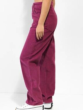 Empyre Tori 90's Berry Corduroy Skate Pants Size 8